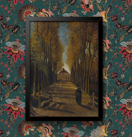 Van Gogh 'Avenue of Poplars' Print: Framed or Unframed wall art poster – printed in Yorkshire