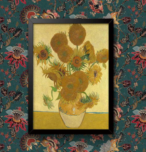 Van Gogh Sunflowers Print: Framed Old Master Reproduction wall art poster – printed in Yorkshire