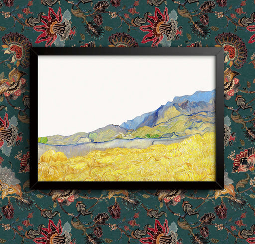 Van Gogh Wheat Field Print: Framed Art Reproduction, Various Sizes wall art poster – printed in Yorkshire