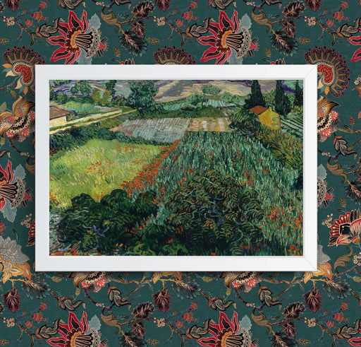 Van Gogh Poppies Print: Framed Fine Art Reproduction wall art poster – printed in Yorkshire