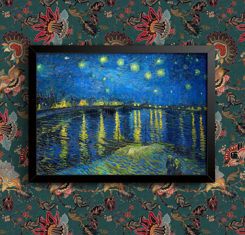 Van Gogh Starry Night Over the Rhone Print: Fine Art Reproduction wall art poster – printed in Yorkshire
