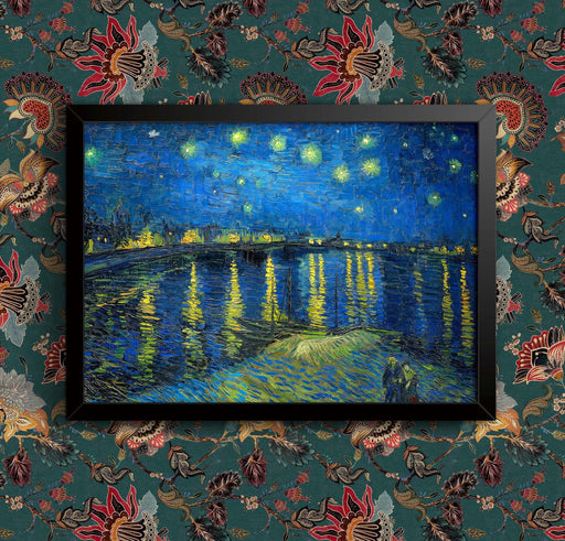 Van Gogh Starry Night Over the Rhone Print: Fine Art Reproduction wall art poster – printed in Yorkshire