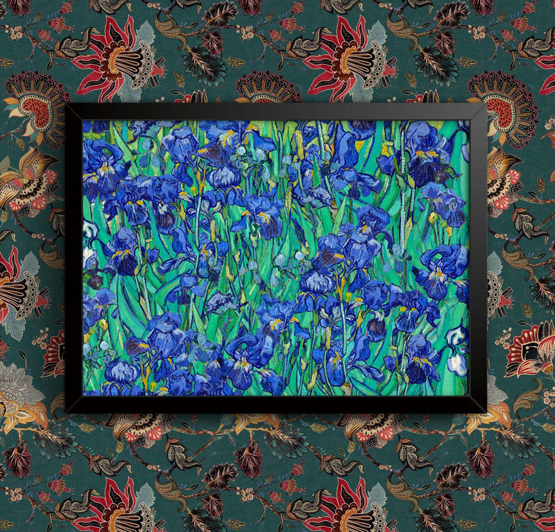 Van Gogh Irises Print: Famous Fine Art Reproduction, Wall Decor wall art poster – printed in Yorkshire
