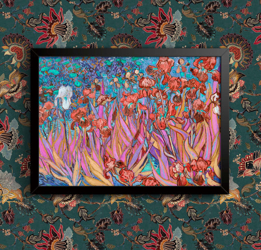 Van Gogh Irises Print: Famous Fine Art Reproduction, Various Sizes wall art poster – printed in Yorkshire