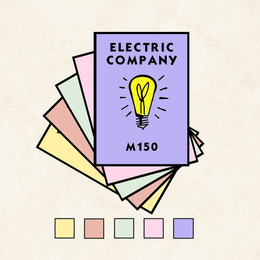 Monopoly Water Works Poster available in  Various Sizes and colours Framed Unframed Wall Art Deco Minimalist Home Decor House Gift Idea