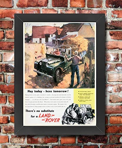 Vintage Retro Land Rover Defender Classic British Advertisement Advertising Wall Art Prints PostersÊ