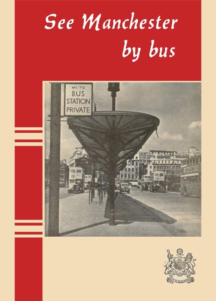 Vintage Travel England 'Manchester. See it by Bus', 1931, Reproduction Vintage Travel Poster (Various Sizes Available)
