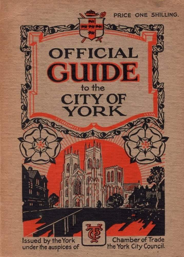 Vintage Travel England 'York in Yorkshire', 1924, Reproduction   Vintage Travel Poster
