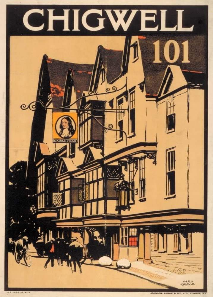 Vintage Travel England 'Chigwell, Epping Forest, Essex', 1914, Reproduction   Vintage Travel Poster